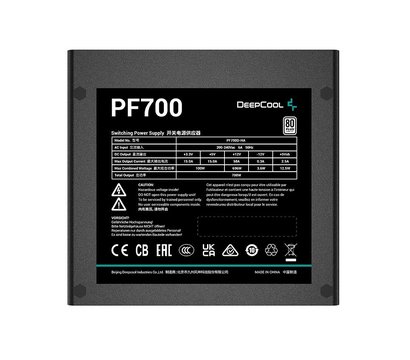 Изображение 3 Блок питания DeepCool PF700 700W – R-PF700D-HA0B-EU