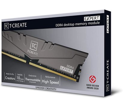 Изображение 4 Модуль памяти Team T-Create Expert Gray DDR4 2x8192Mb 3200MHz — TTCED416G3200HC16FDC01