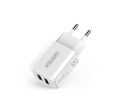 Зображення 2 Зарядний пристрій Choetech 2USBх2A White – C0030