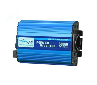 Зображення 2 Перетворювач Tommatech MS-600, 600W, 12V/220V 1200 ВА
