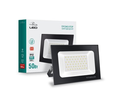 Зображення 2 Світлодіодний прожектор Titanum TLF506 50W 6000K 220V