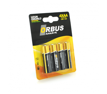 Изображение 2 Батарейка Orbus 1.5V AA/LR06, 4 шт.