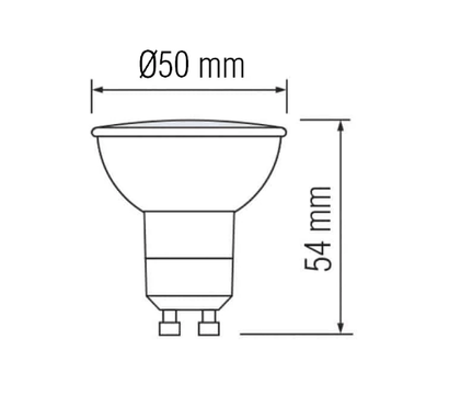 Изображение 2 Светодиодная LED лампа Horoz Electric Vision-8 8W 4200K GU10 800Lm