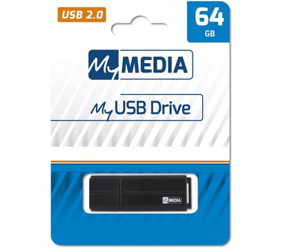 Зображення 4 USB флешка Verbatim MyMedia 64GB USB 2.0 Black — 69263