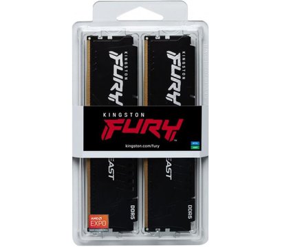 Изображение 17 Оперативная память Kingston Fury Beast Black DDR5 2x16384Mb 5200MHz — KF552C36BBEK2-32