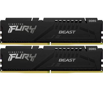 Изображение 2 Оперативная память Kingston Fury Beast Black DDR5 2x16384Mb 5200MHz — KF552C36BBEK2-32