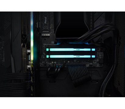 Изображение 2 Модуль памяти Kingston Fury Beast Black DDR5 2x16384Mb 5600MHz — KF556C40BBAK2-32