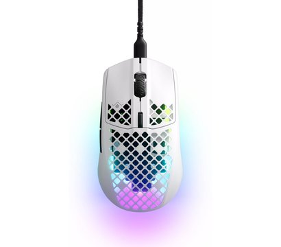 Зображення 2 Миша SteelSeries Aerox 3 USB White — 62603