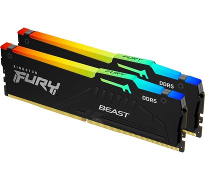Изображение 25 Модуль памяти Kingston Fury Beast Black DDR5 2x16384Mb 5600MHz — KF556C40BBAK2-32