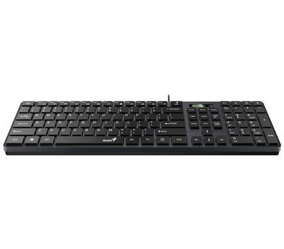 Зображення 5 Комплект мишка + клавіатура Genius C-126 SlimStar Ukr USB Black - 31330007407
