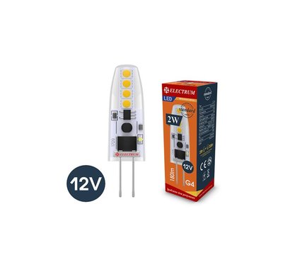Изображение 2 Светодиодная лампа Electrum A-LC-0907 2W G4 12V 3000K с цоколем G4