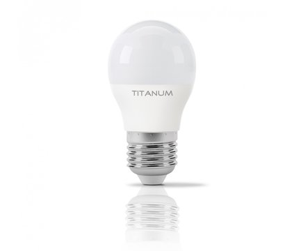 Зображення 2 Світлодіодна лампочка Titanum G45 6W E27 4100K (TLG4506274) з цоколем E27
