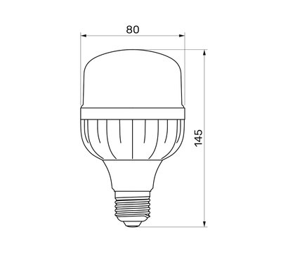 Зображення 3 LED лампочка Titanum A80 20W E27 6500К (TL-HA80-20276) на