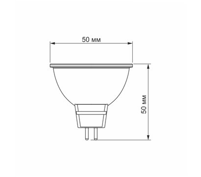 Изображение 3 LED лампа Titanum MR16 6W GU5.3 4100K (TLMR1606534) на 50 Вт