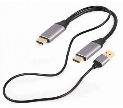 Изображение 2 Кабель мультимедийный Cablexpert HDMI-DisplayPort, 2м - A-HDMIM-DPM-01