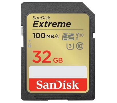 Изображение 2 Карта памяти SanDisk Extreme V30 SD C10 UHS-I U3 32GB - SDSDXVT-032G-GNCIN