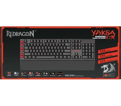 Зображення 4 Клавіатура Defender Redragon Yaksa K505 USB UKR Black – 70392