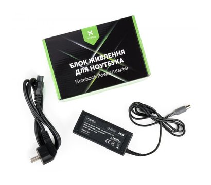 Зображення 2 Блок живлення ноутбука Vinga для Lenovo 65W 20V 3.25А 7.9x5.5 - VPA-2032-LN7955-101