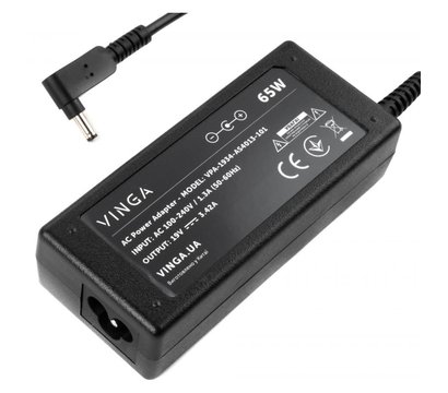 Зображення 3 Блок живлення ноутбука Vinga для Asus 65W 19V 3,42A, 4.0x1.35 - VPA-1934-AS4013-101