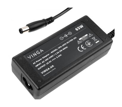Зображення 3 Блок живлення ноутбука Vinga для Dell 65W 19.5V 3.34A 7.4x5.0 - VPA-1933-DL7450-101