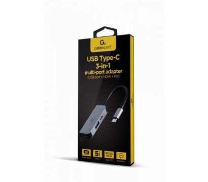 Зображення 2 Док станція для планшета Cablexpert A-CM-COMBO3-02, USB-C 3-в-1