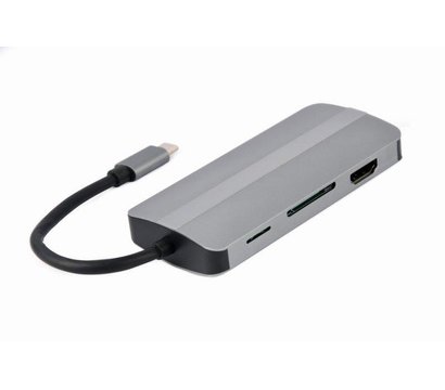 Зображення 2 Док станція для планшета Cablexpert A-CM-COMBO8-02, USB-C 8-в-1