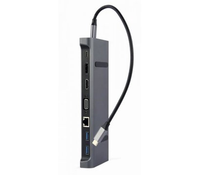 Зображення 2 Док станція для планшета Cablexpert A-CM-COMBO9-02, USB-C 9-в-1