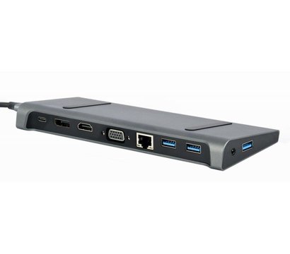 Зображення 3 Док станція для планшета Cablexpert A-CM-COMBO9-02, USB-C 9-в-1