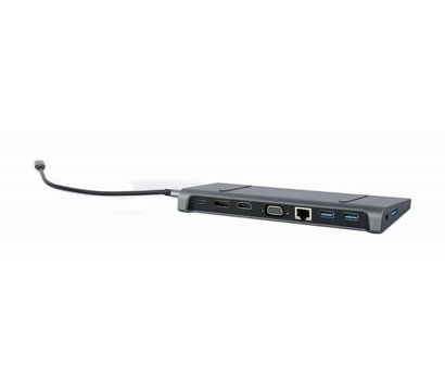 Зображення 4 Док станція для планшета Cablexpert A-CM-COMBO9-02, USB-C 9-в-1
