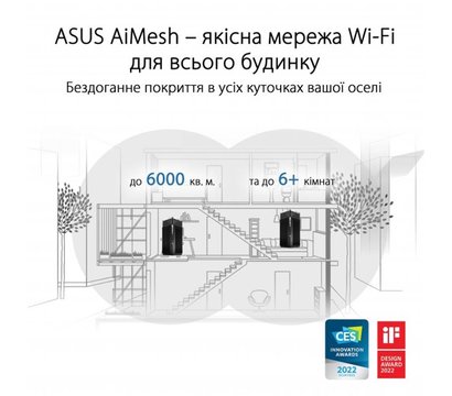 Зображення 5 Роутер Mesh-система Asus ZenWiFi Pro ET12 (2-PK)