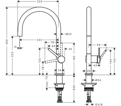 Зображення 2 Змішувач Hansgrohe Talis M54, 72804670