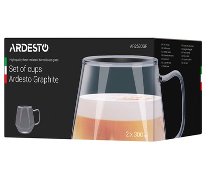 Изображение 2 Ardesto Graphite, 300 мл, 2 пр. - AR2630GR
