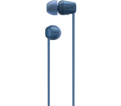 Зображення 2 Навушники Sony WI-C100 In-ear IPX4 Wireless Blue – WIC100L.CE7 на проводі