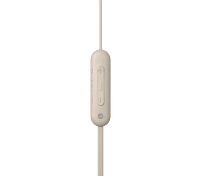 Зображення 3 Навушники Sony WI-C100 In-ear IPX4 Wireless Beige – WIC100C.CE7