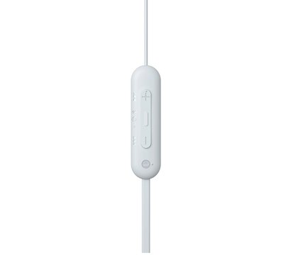 Зображення 3 Навушники Sony WI-C100 In-ear IPX4 Wireless White – WIC100W.CE7 для мобільних пристроїв