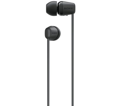 Зображення 3 Навушники Sony WI-C100 Wireless Black – WIC100B.CE7 на проводі