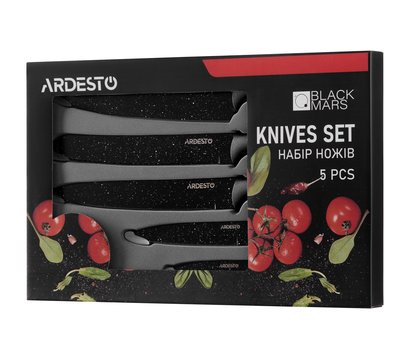 Изображение 7 Кухонный нож Ardesto Black Mars  5 пр. - AR2105BR
