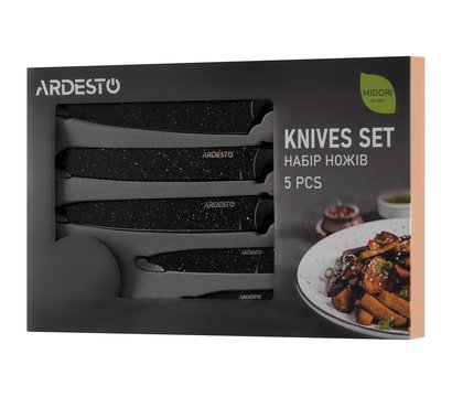 Изображение 7 Кухонный нож Ardesto Midori  5 пр. - AR2105BWD