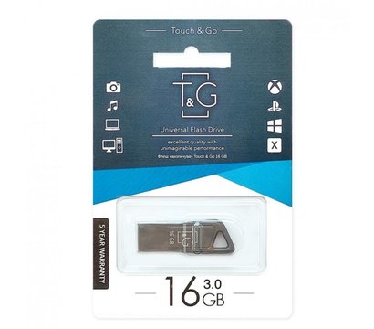 Зображення 2 Накопичувач USB T&G 114 Metal Series 16GB USB 3.0 - TG114-16G3