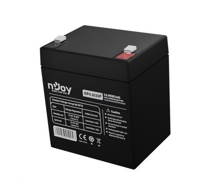 Зображення 3 Свинцево-кислотний акумулятор Njoy GP4.5121F, 12V 4.5Ah
