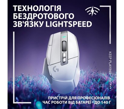 Зображення 3 Миша Logitech G502 X Lightspeed White – 910-006189
