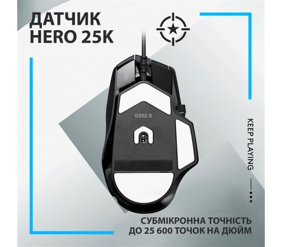 Зображення 4 Миша Logitech G502 X USB Black – 910-006138