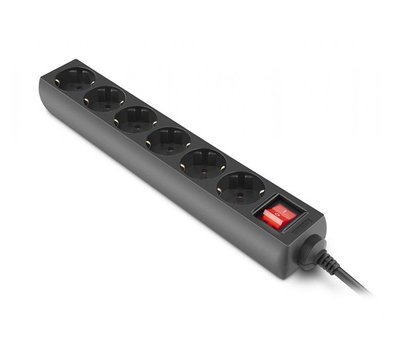 Зображення 4 REAL-EL RS-6 Protect M 3м Black 6 розеток