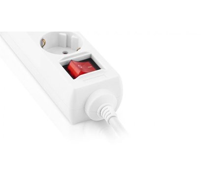 Зображення 4 REAL-EL RS-6 Protect M 5м White 6 розеток
