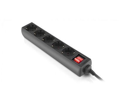 Зображення 5 REAL-EL RS-Protect M 1.8м Black 5 розеток