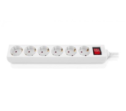 Зображення 6 REAL-EL RS-6 Protect M 1.8м White 6 розеток