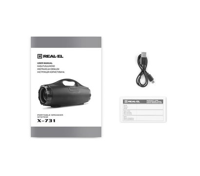 Зображення 9 Акустична система 2.0 REAL-EL X-731 Black – EL121600015