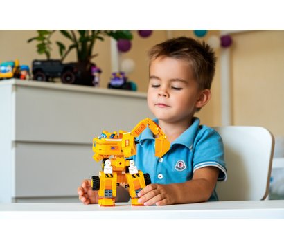 Зображення 11 Конструктор Super Wings Small Blocks 2-in-1 Buildable Transforming Vehicle Donnie, Донни, EU385007