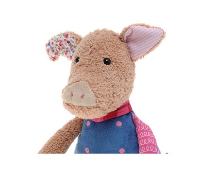 Изображение 15 Мягкая игрушка Sigikid Patchwork Sweety Свинка 31 см - 38708SK