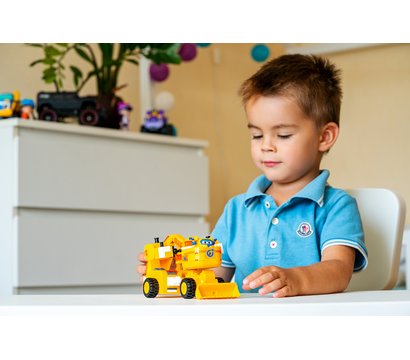 Зображення 3 Конструктор Super Wings Small Blocks 2-in-1 Buildable Transforming Vehicle Donnie, Донни, EU385007